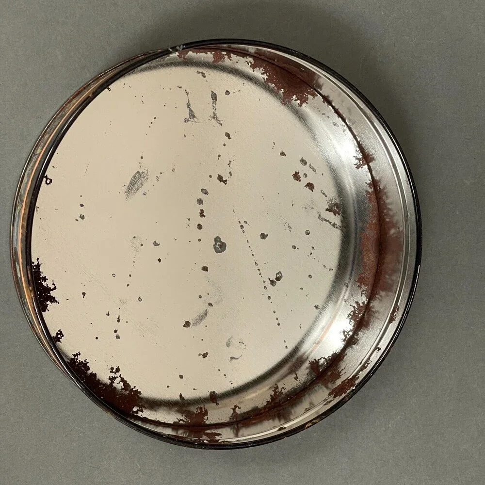 Christopher‎ Columbus 500th Anniversary Round Empty Tin Can 6 1/2